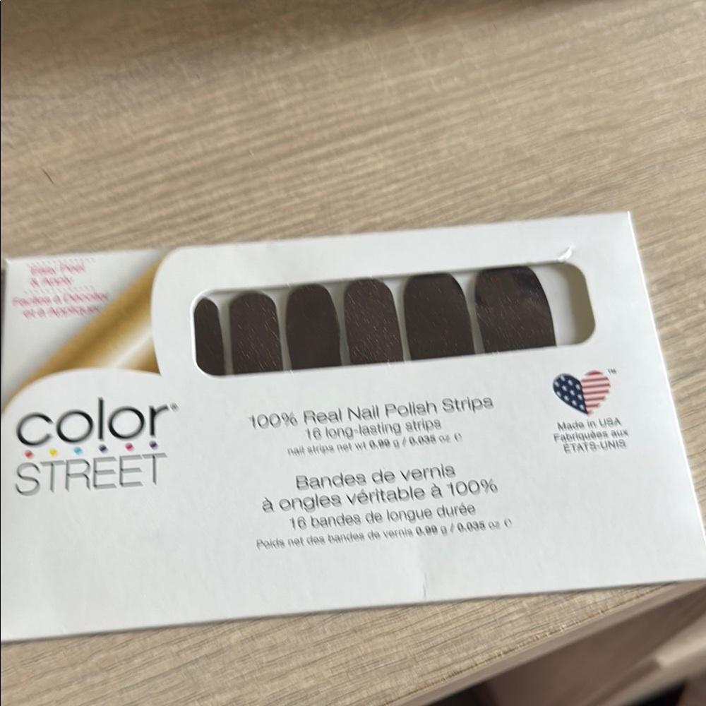 Color Street Brown Nail Polish Strips Spice of Life